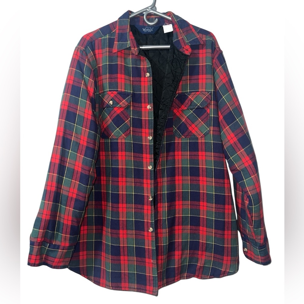 Woolrich | Vintage Flannel Shacket With Quilted Lining